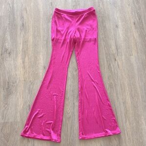 Pink Flare Pants